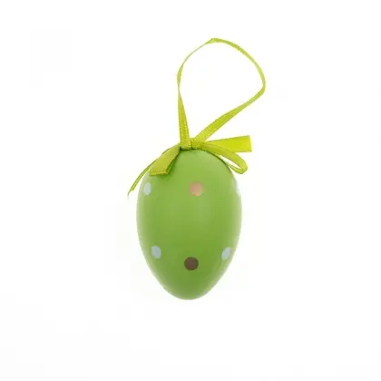 Αβγά Διακοσμητικά Από Πεπιεσμένο Χαρτί Με κορδέλα 6cm Συσκευασία 6 Τεμαχίων