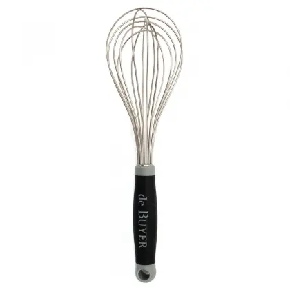 Αβγοδάρτης Επαγγελματικός De Buyer Φούσκα Inox Με Αντιολισθητική Λαβή 35cm