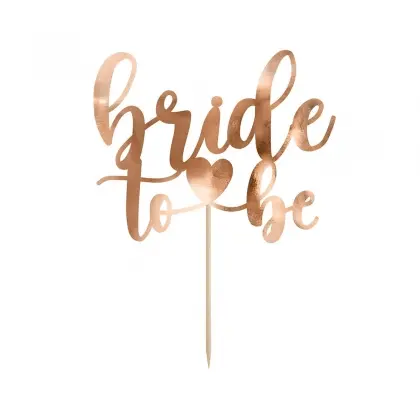 Διακοσμητικό Τούρτας με Επιγραφή Bride to Be 14x17.5cm για Bachelorette