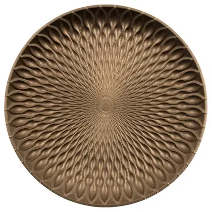 Δίσκος Ξύλινος Σκαλιστός Φ29x3cm