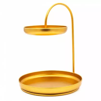 Δίσκος Μεταλλικός Διώροφος Φ30x40cm