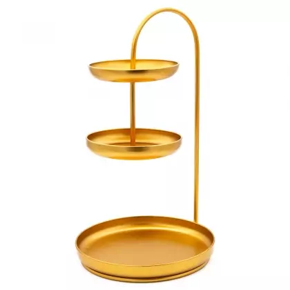 Δίσκος Μεταλλικός Τριώροφος Φ30x52cm