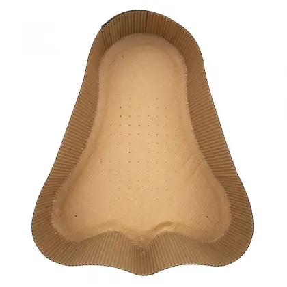 Φόρμα Ψησίματος Χάρτινη Χριστουγεννιάτικη Σε Σχήμα Καμπάνα 21x26x6cm Συσκευασία 5 Τεμαχίων