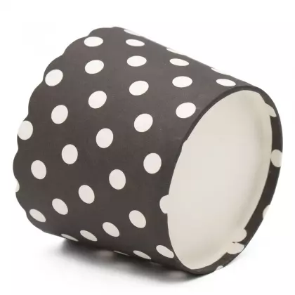 Φορμάκια Ψησίματος Χάρτινα Αντικολλητικά Για Cupcakes Πουά Φ6x5cm Συσκευασία 50 Τεμαχίων