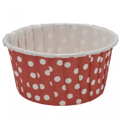 Φορμάκια Ψησίματος Χάρτινα Αντικολλητικά Για Cupcakes Φ8x4cm Συσκευασία 100 Τεμαχίων