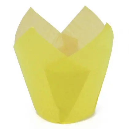 Φορμάκια Ψησίματος Χάρτινα Τουλίπα Για Cupcakes Φ5x6cm Συσκευασία 200 Τεμαχίων