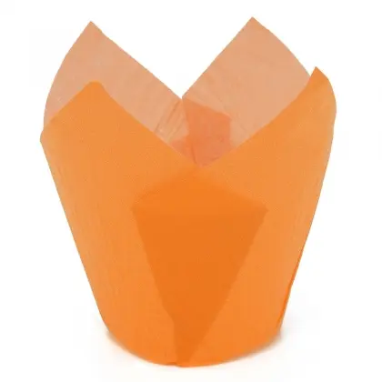 Φορμάκια Ψησίματος Χάρτινα Τουλίπα Για Cupcakes Φ5x6cm Συσκευασία 200 Τεμαχίων
