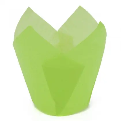 Φορμάκια Ψησίματος Χάρτινα Τουλίπα Για Cupcakes Φ5x6cm Συσκευασία 200 Τεμαχίων