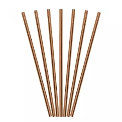 Καλαμάκια Χάρτινα Μεταλιζέ 19.5cm Συσκευασία 25 Τεμαχίων