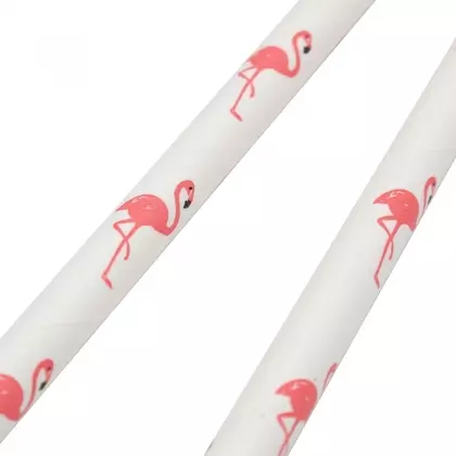Καλαμάκια Χάρτινα “Flamingo” 20cm Συσκευασία 16 Τεμαχίων