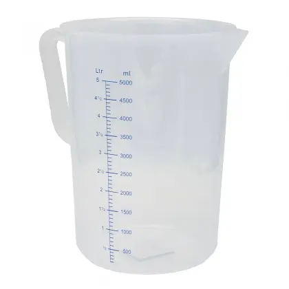 Κανάτα Δοσομέτρησης Υγρών Πλαστική 5000ml