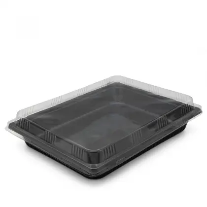 Καπάκι PET Για Πυρίμαχο Σκεύος ΕΥ014088 38x29x3cm Συσκευασία 5 Τεμαχίων