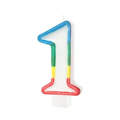 Κεράκια Γενεθλίων No1 Ύψος 6cm