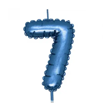 Κεράκια Γενεθλίων Νο7 Σε Σχήμα Μπαλονιού Ύψος 8cm