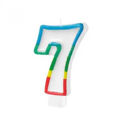 Κεράκια Γενεθλίων No7 Ύψος 6cm