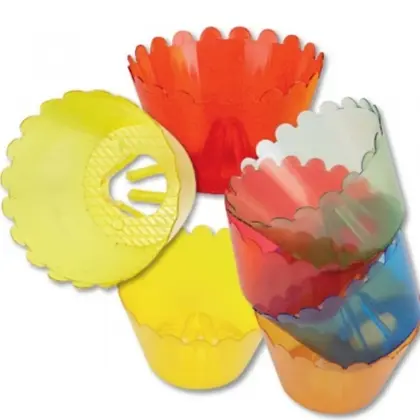 Κηροστάτες Πασχαλινοί Πλαστικοί Συσκευασία 5 Τεμαχίων