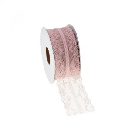 Κορδέλα Δαντέλα Διπλή Νάυλον 42mm 10y