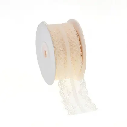 Κορδέλα Δαντέλα Διπλή Νάυλον 42mm 20y