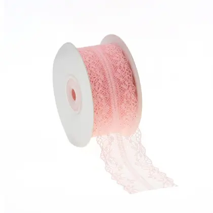 Κορδέλα Δαντέλα Διπλή Νάυλον 42mm 20y