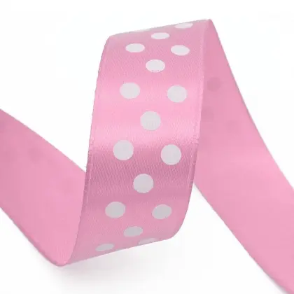 Κορδέλα Ρολάκι Πουά 25mm Σατέν 22m