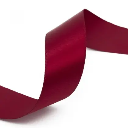 Κορδέλα Ρολάκι 25mm Σατέν Μίας Όψης Με Ούγια 50m