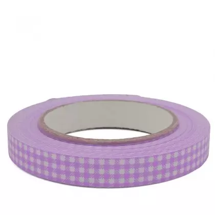 Κορδέλα Ρολάκι Καρό 16mm Ματ 45m