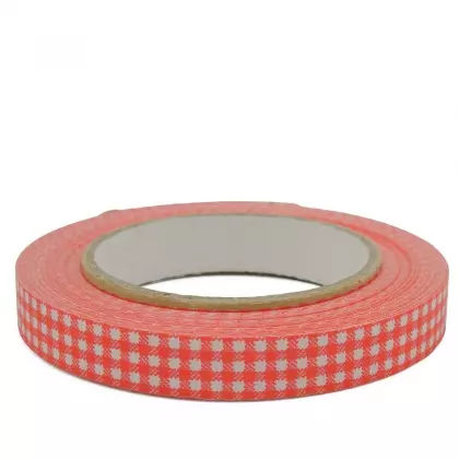 Κορδέλα Ρολάκι Καρό 16mm Ματ 45m