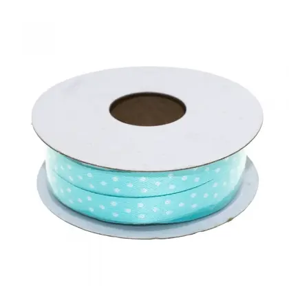 Κορδέλα Ρολάκι Πουά 10mm Υφασμάτινη 20m