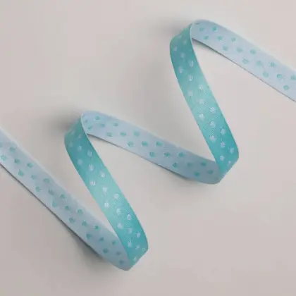 Κορδέλα Ρολάκι Πουά 10mm Υφασμάτινη 20m