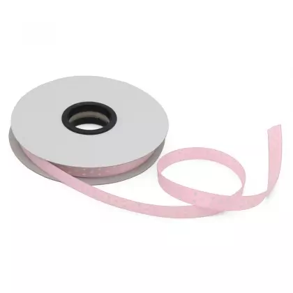 Κορδέλα Ρολάκι Πουά 12mm Σατέν Διπλής Όψης Με Ούγια 50m