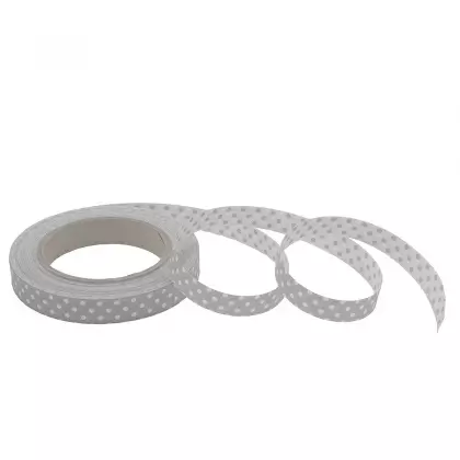 Κορδέλα Ρολάκι 16mm Ματ Πουά 45m