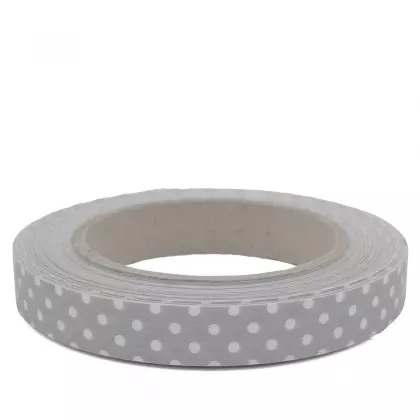 Κορδέλα Ρολάκι 16mm Ματ Πουά 45m