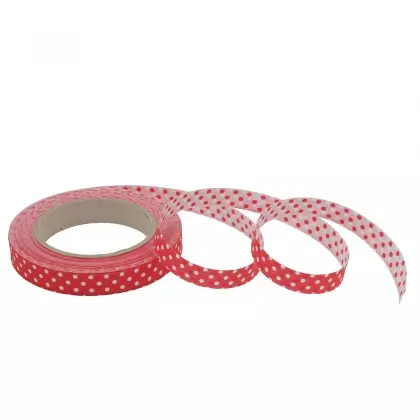 Κορδέλα Ρολάκι 16mm Ματ Πουά 45m