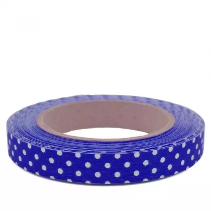 Κορδέλα Ρολάκι 16mm Ματ Πουά 45m