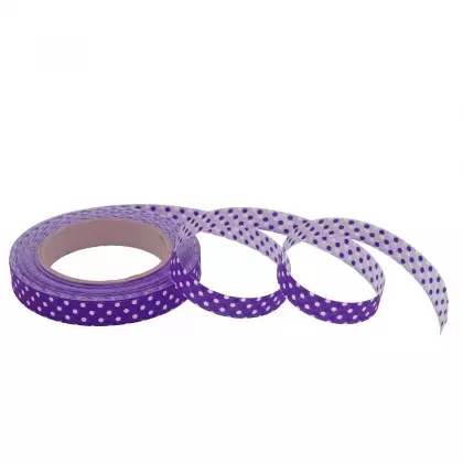 Κορδέλα Ρολάκι 16mm Ματ Πουά 45m