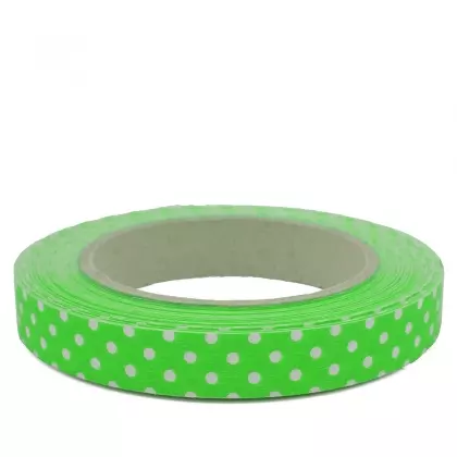 Κορδέλα Ρολάκι 16mm Ματ Πουά 45m