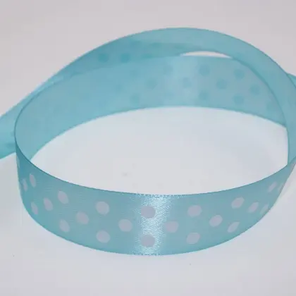 Κορδέλα Ρολάκι Πουά 25mm Σατέν 22m