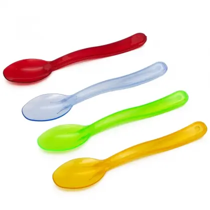 Κουταλάκι Πλαστικό 12.5cm Σε Ατομικό Σακουλάκι Συσκευασία 1 Κιλού