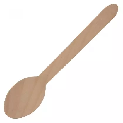 Κουτάλι Ξύλινο 16cm Συσκευασία 50 Τεμαχίων