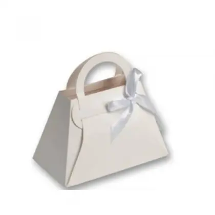 Κουτί Δώρου Σε Σχήμα Τσαντάκι Με Κορδέλα 10x8x15cm
