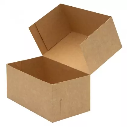 Κουτί Συσκευασίας Φαγητού Gaia Χάρτινο 21x12.5x10cm Συσκευασία 10 Τεμαχίων