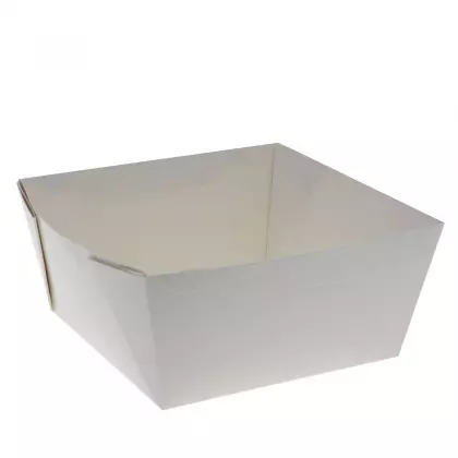 Κουτί Συσκευασίας Φαγητού Χάρτινο 1250ml 12.5x12.5x7cm Συσκευασία 10 Τεμαχίων