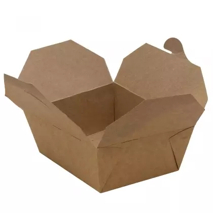 Κουτί Συσκευασίας Φαγητού Χάρτινο 15x12x6.5cm Συσκευασία 10 Τεμαχίων