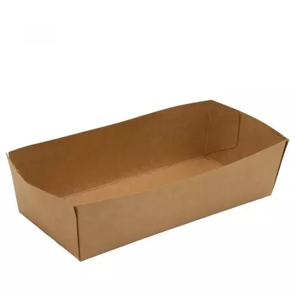 Κουτί Συσκευασίας Φαγητού Χάρτινο 18.5x8.5x5cm Συσκευασία 10 Τεμαχίων