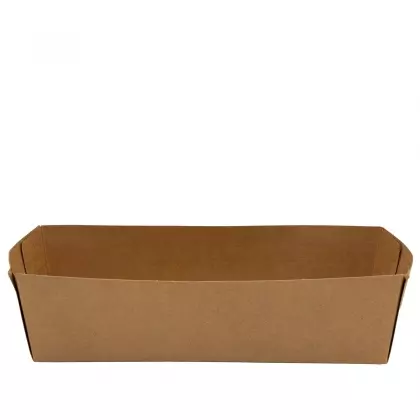 Κουτί Συσκευασίας Φαγητού Χάρτινο 18.5x8.5x5cm Συσκευασία 10 Τεμαχίων