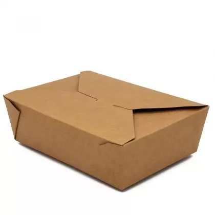 Κουτί Συσκευασίας Φαγητού Χάρτινο 20x14x6cm Συσκευασία 10 Τεμαχίων