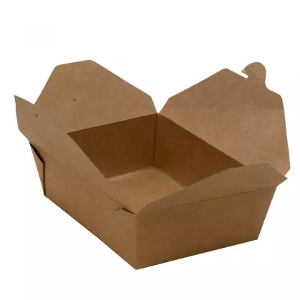 Κουτί Συσκευασίας Φαγητού Χάρτινο 20x14x6cm Συσκευασία 10 Τεμαχίων