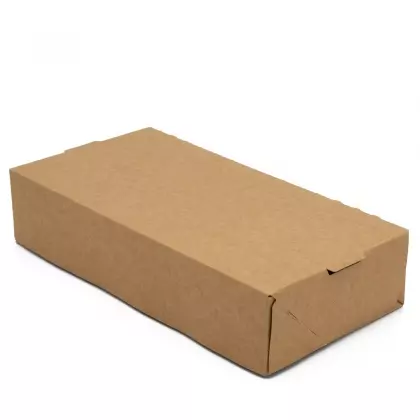 Κουτί Συσκευασίας Φαγητού Χάρτινο 24x13x5.5cm Συσκευασία 10 Τεμαχίων