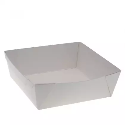 Κουτί Συσκευασίας Φαγητού Χάρτινο 750ml 13x13x5cm Συσκευασία 10 Τεμαχίων