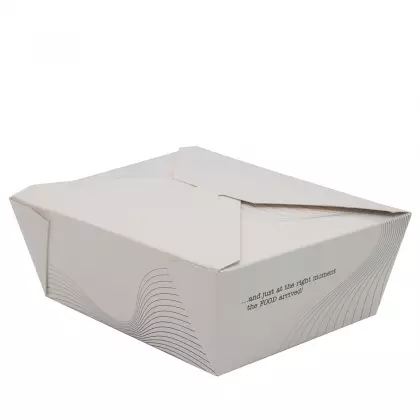 Κουτί Συσκευασίας Φαγητού Χάρτινο Medium 50oz 15x12x6.5cm Συσκευασία 10 Τεμαχίων